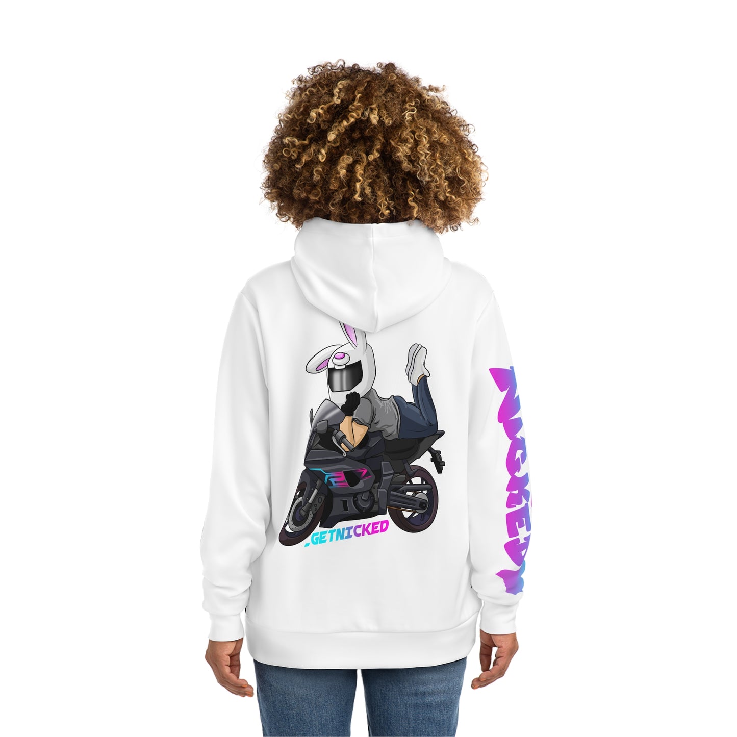 Back graphic hoodie